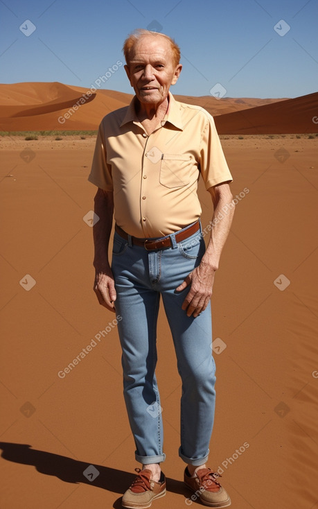 Brazilian elderly male with  ginger hair