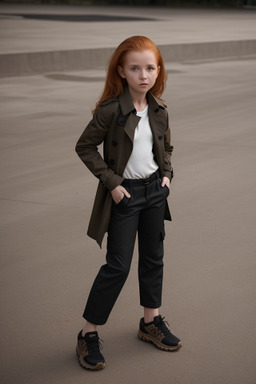 Child female with  ginger hair