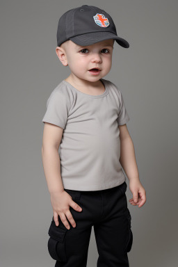 Serbian infant boy with  gray hair