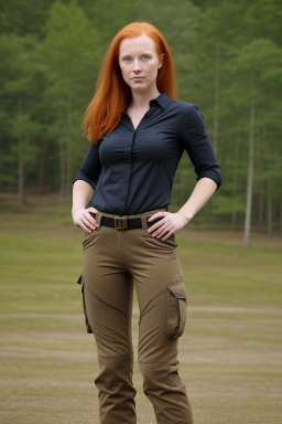 Swedish adult female with  ginger hair