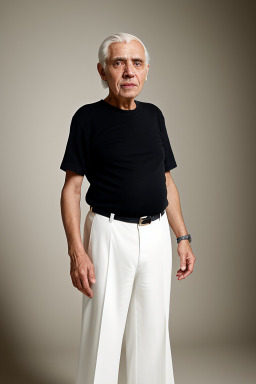 Algerian elderly male with  white hair