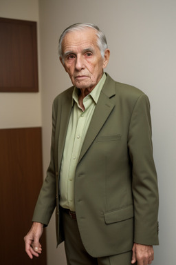 Costa rican elderly male with  brown hair