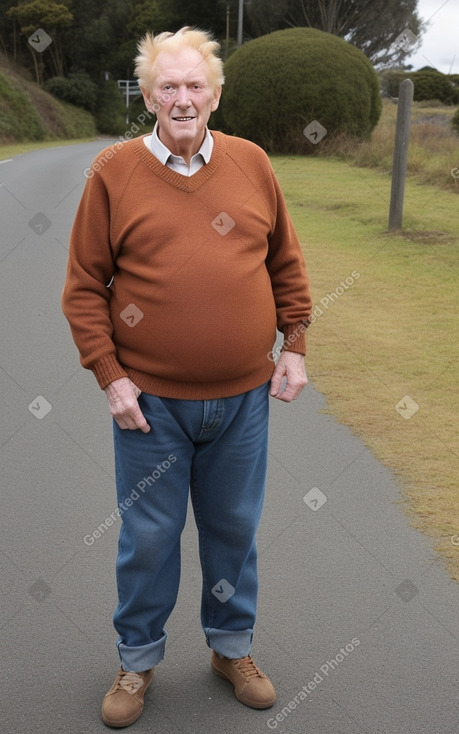 New zealand elderly male with  ginger hair