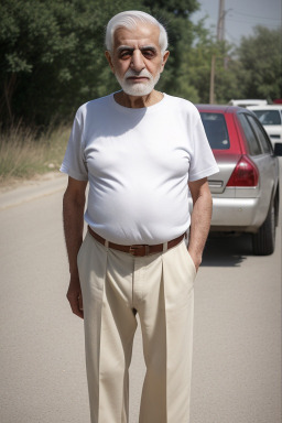 Iranian elderly male with  white hair