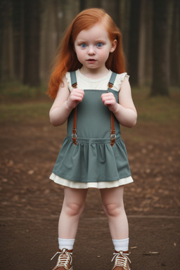 Latvian infant girl with  ginger hair