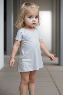 Greek infant girl with  blonde hair