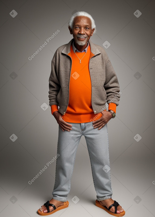 Jamaican elderly male with  gray hair