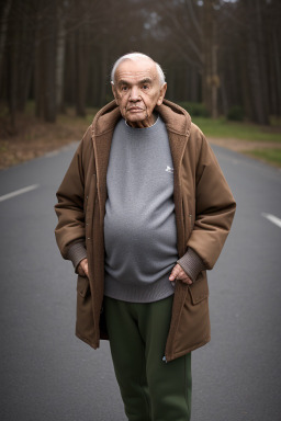 Brazilian elderly male with  brown hair