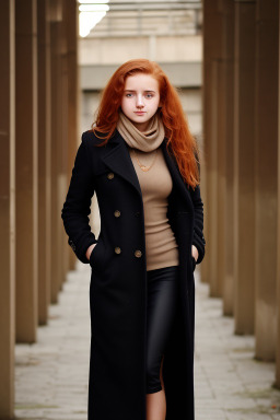 Turkish teenager girl with  ginger hair