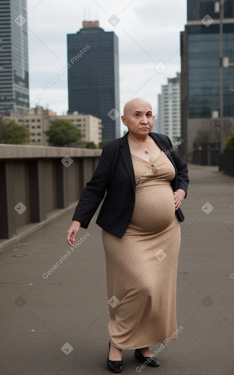 Nicaraguan elderly female with  ginger hair