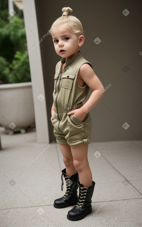 Lebanese infant boy with  blonde hair