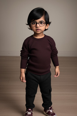 Indian infant boy with  black hair