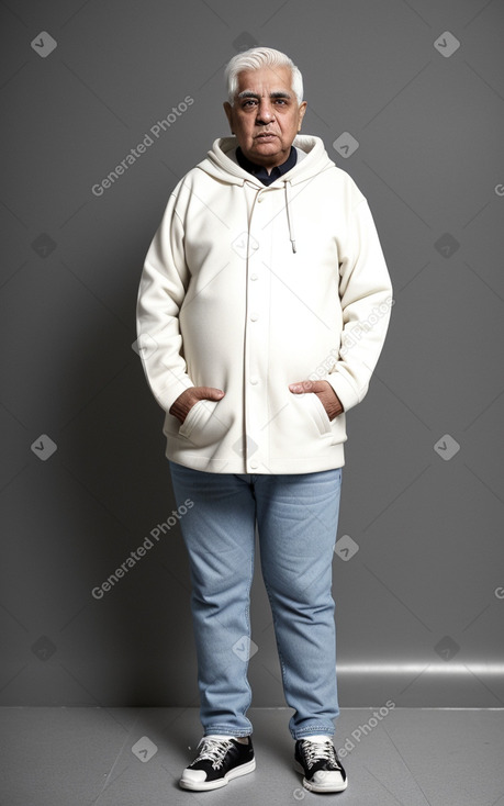 Bahraini elderly male with  white hair