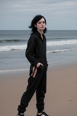 Australian adult non-binary with  black hair