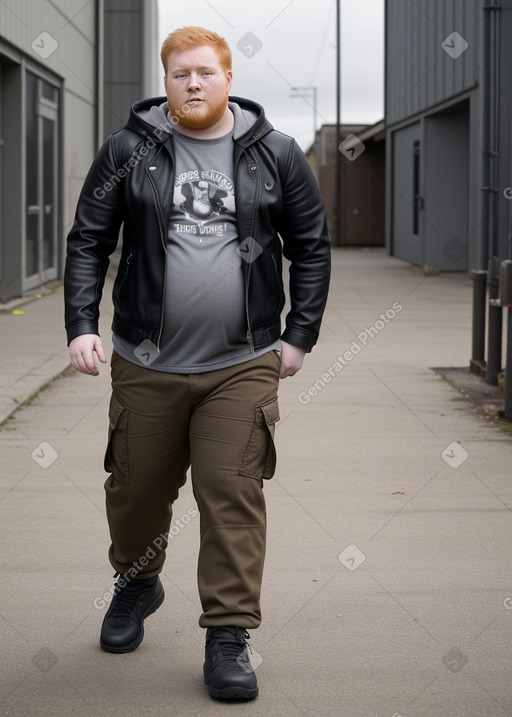 Canadian young adult male with  ginger hair