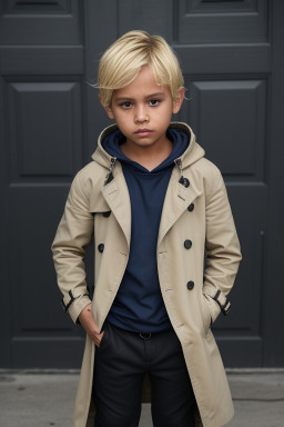 Guatemalan child boy with  blonde hair