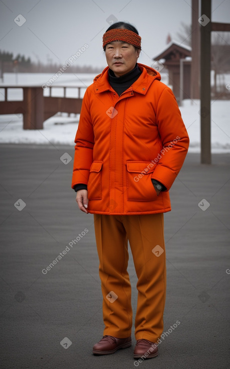 Mongolian middle-aged male 