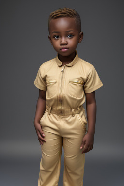 Ghanaian child boy with  blonde hair