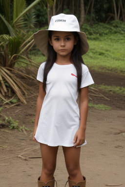 Costa rican child girl 