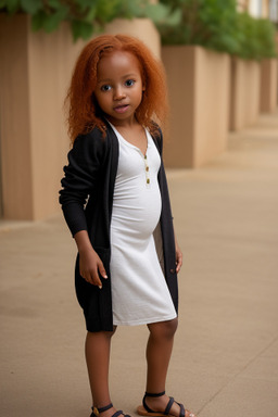 Senegalese infant girl with  ginger hair