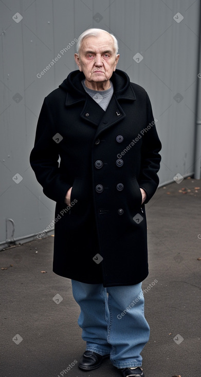 Ukrainian elderly male with  black hair