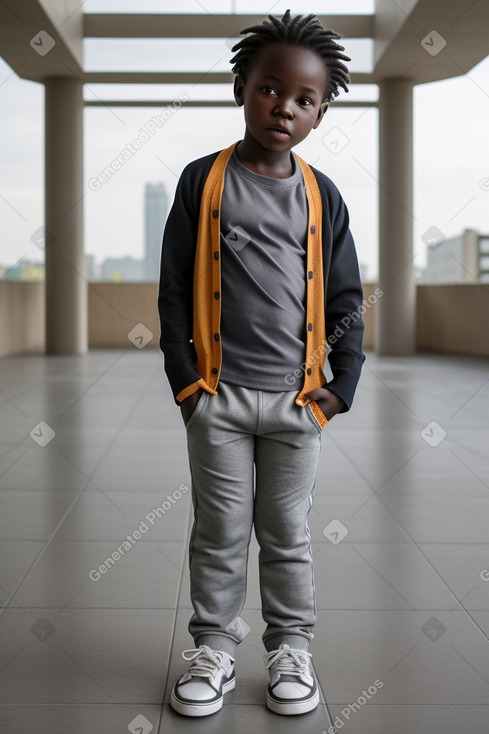 Zimbabwean infant boy with  gray hair