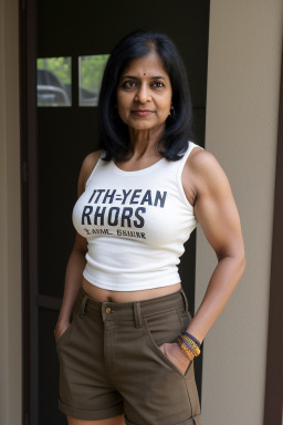 Indian 45 years female with  black hair