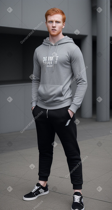 New zealand young adult male with  ginger hair