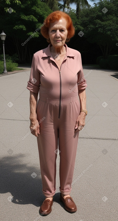 Panamanian elderly female with  ginger hair