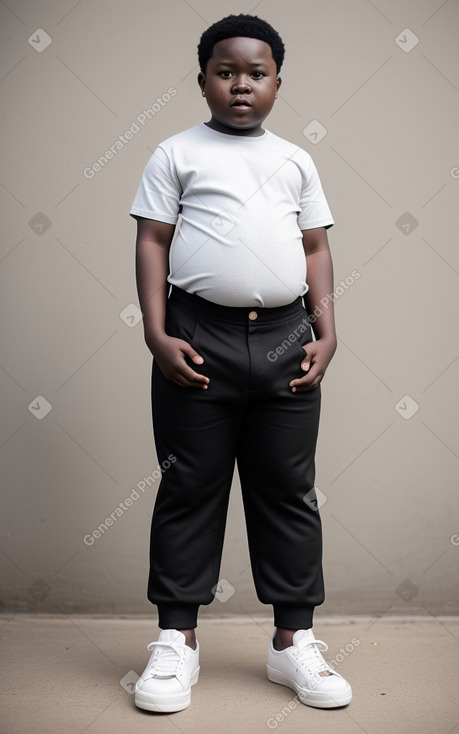 Ghanaian child boy with  black hair