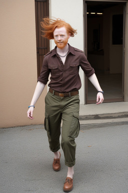 Zambian adult non-binary with  ginger hair