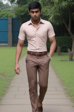 Bangladeshi young adult male with  brown hair