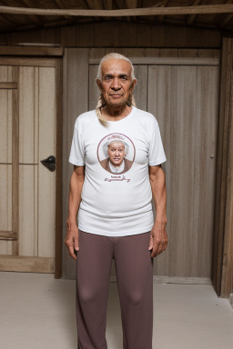 Qatari elderly male with  blonde hair