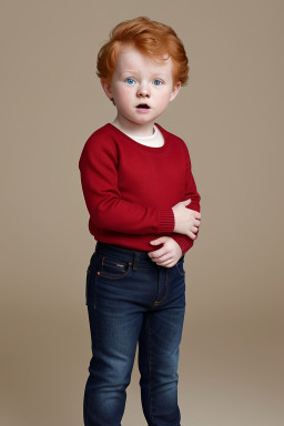 Irish infant boy with  ginger hair