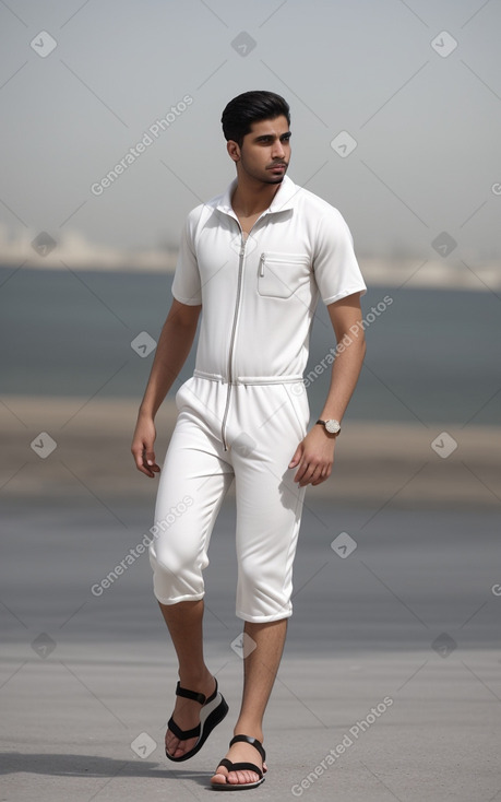 Bahraini adult male with  brown hair