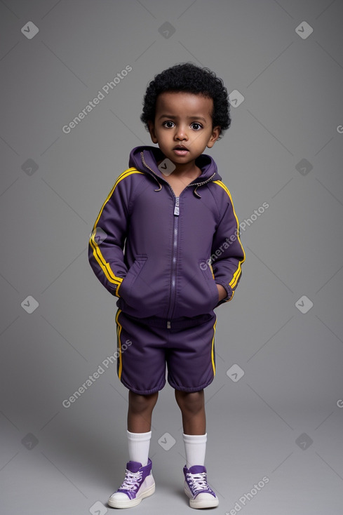 Ethiopian infant boy with  black hair