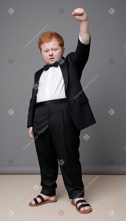 Emirati child boy with  ginger hair