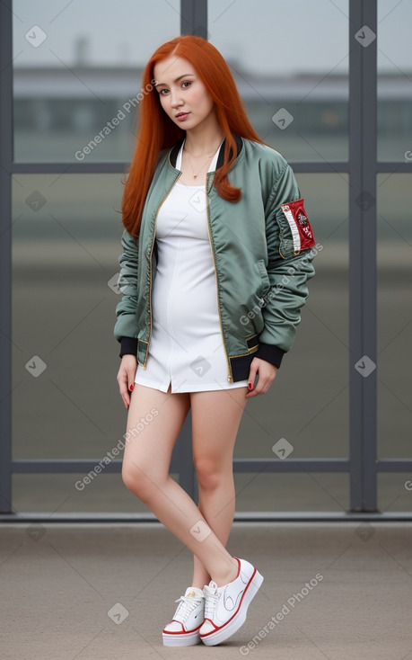 Uzbek adult female with  ginger hair