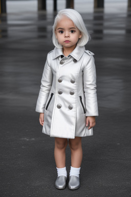 Ecuadorian infant girl with  white hair