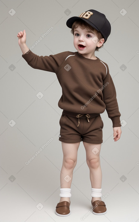 Croatian infant boy with  brown hair