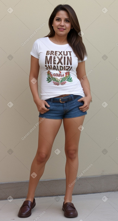 Mexican adult female with  brown hair