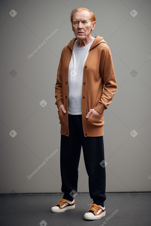 Swedish elderly male with  ginger hair