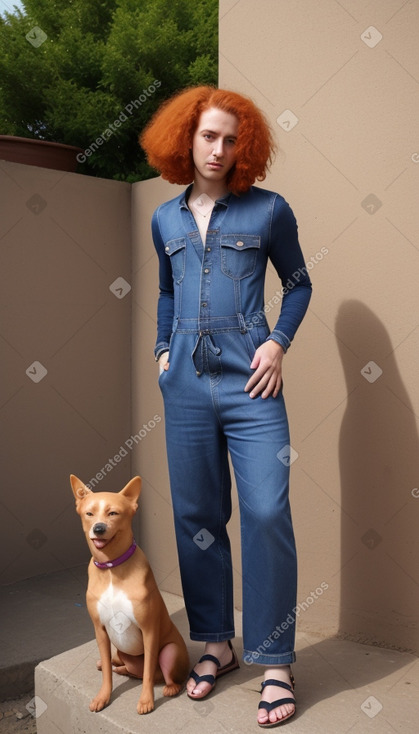 Moroccan adult non-binary with  ginger hair