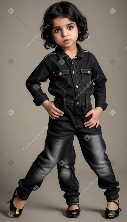 Iraqi infant boy with  black hair