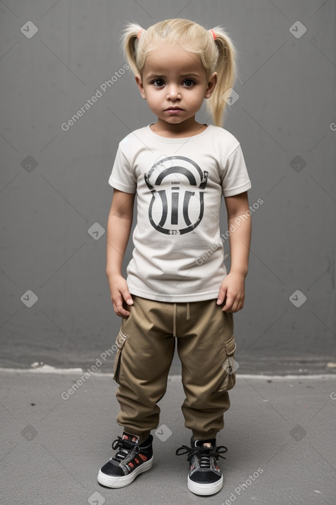 Libyan infant boy with  blonde hair