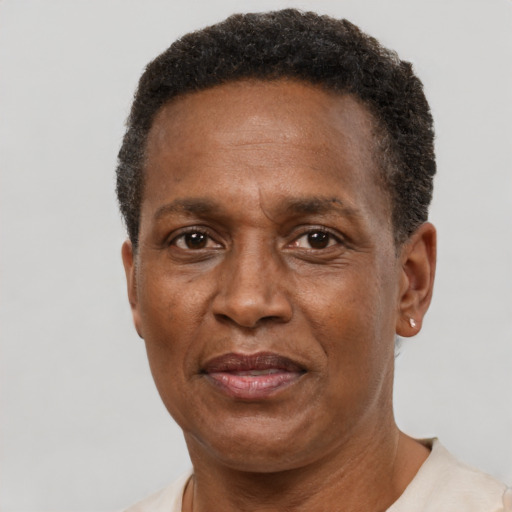 Neutral latino adult male with short  brown hair and brown eyes