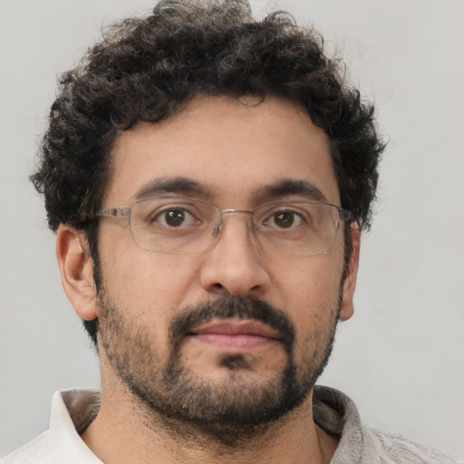 Neutral white adult male with short  brown hair and brown eyes