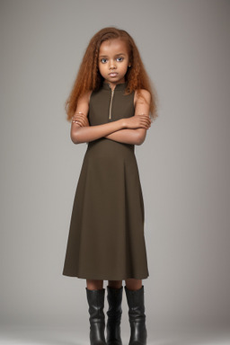 Somali child girl with  ginger hair