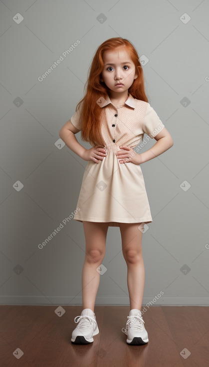 Uzbek infant girl with  ginger hair