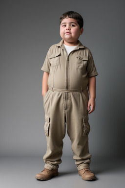 Uruguayan child boy with  gray hair